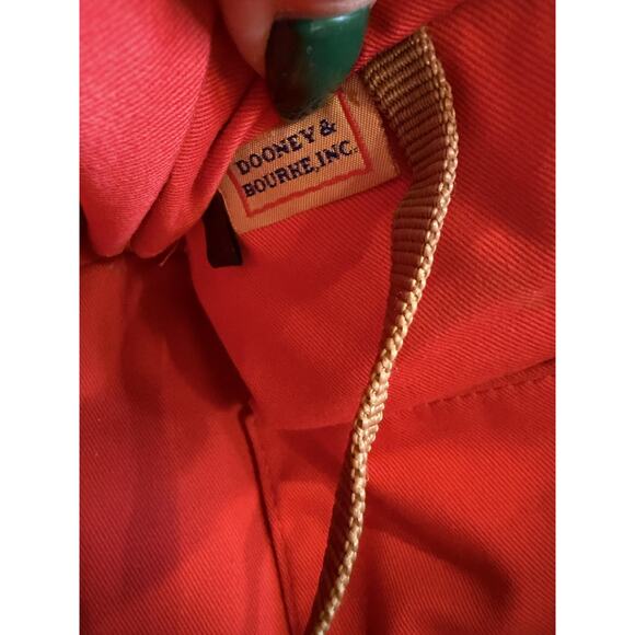 Dooney & Bourke Satchel Bag Womens Brown Pebbled Leather Zip Crossbody Purse - Picture 14 of 15